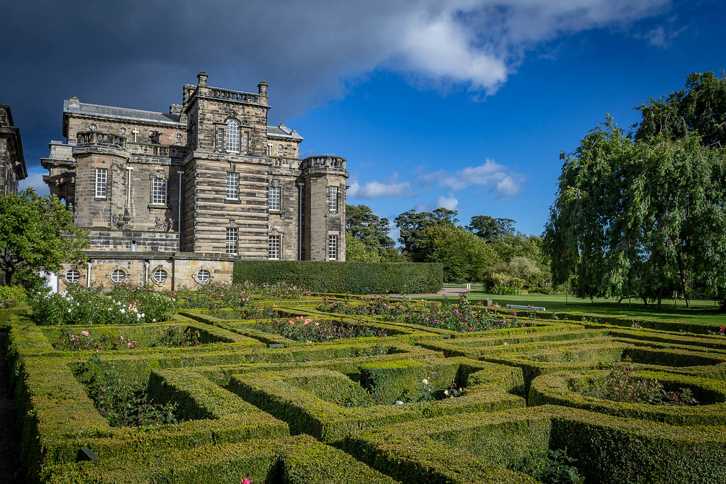 Seaton Delaval Hall English Garden Northumberland